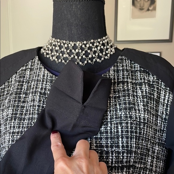 Ann Taylor Black and White Blouse - Picture 6 of 9